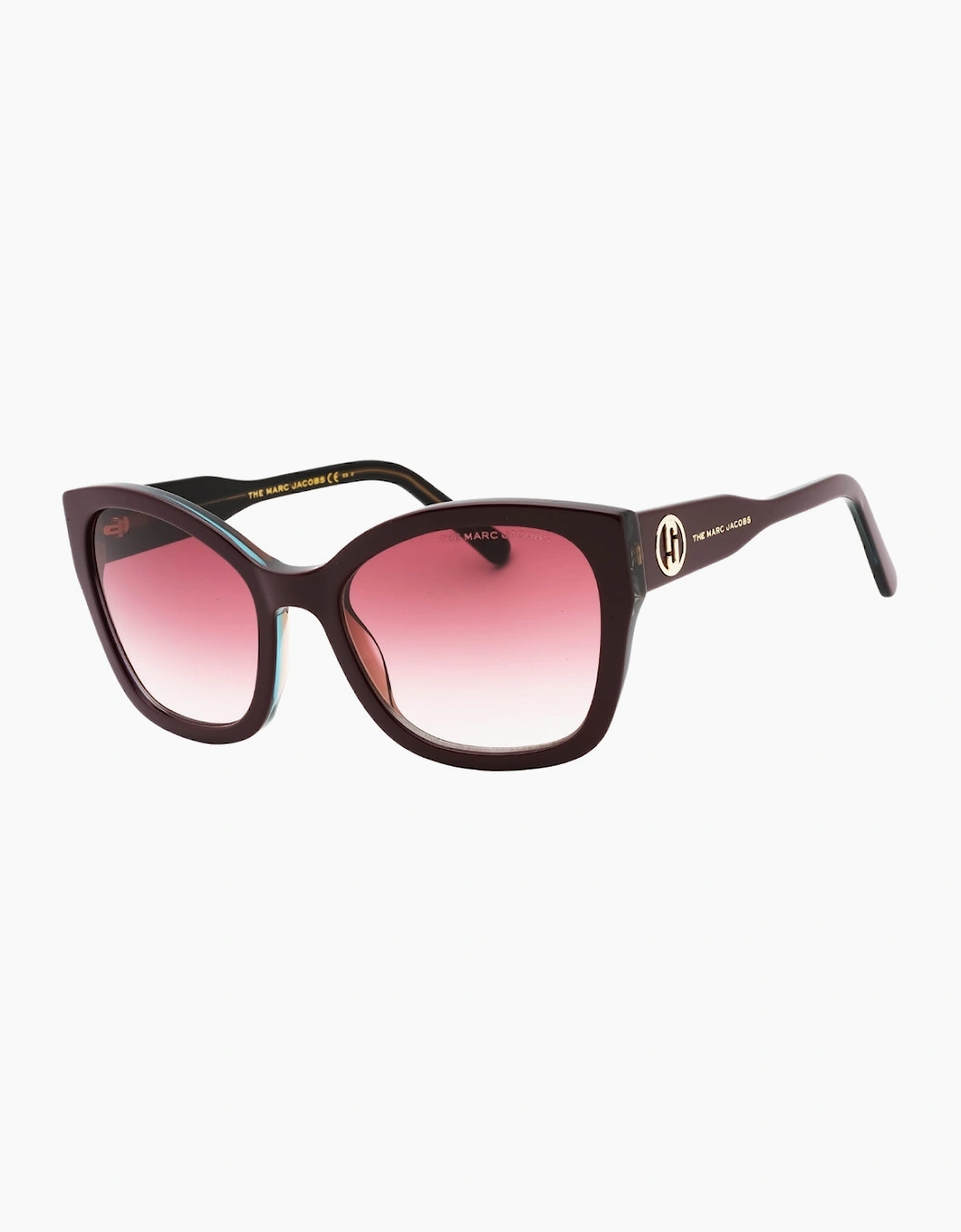 Marc Jacobs Burgundy Frame Pink DS Lensed Sunglasses