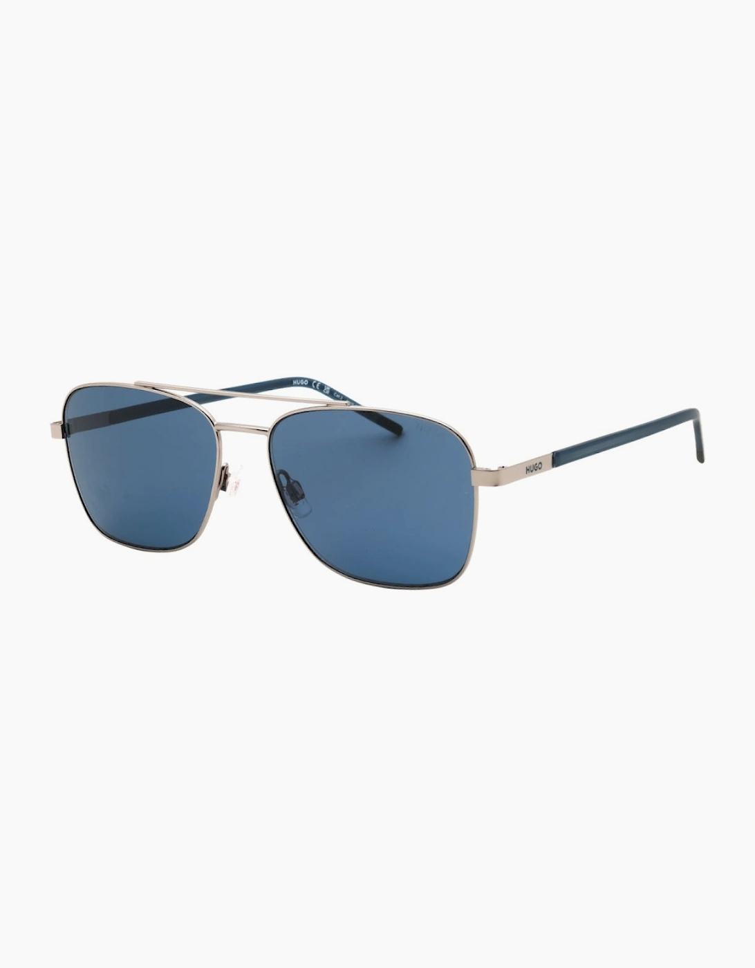 Hugo Boss Matte Ruthenium Framed Sunglasses