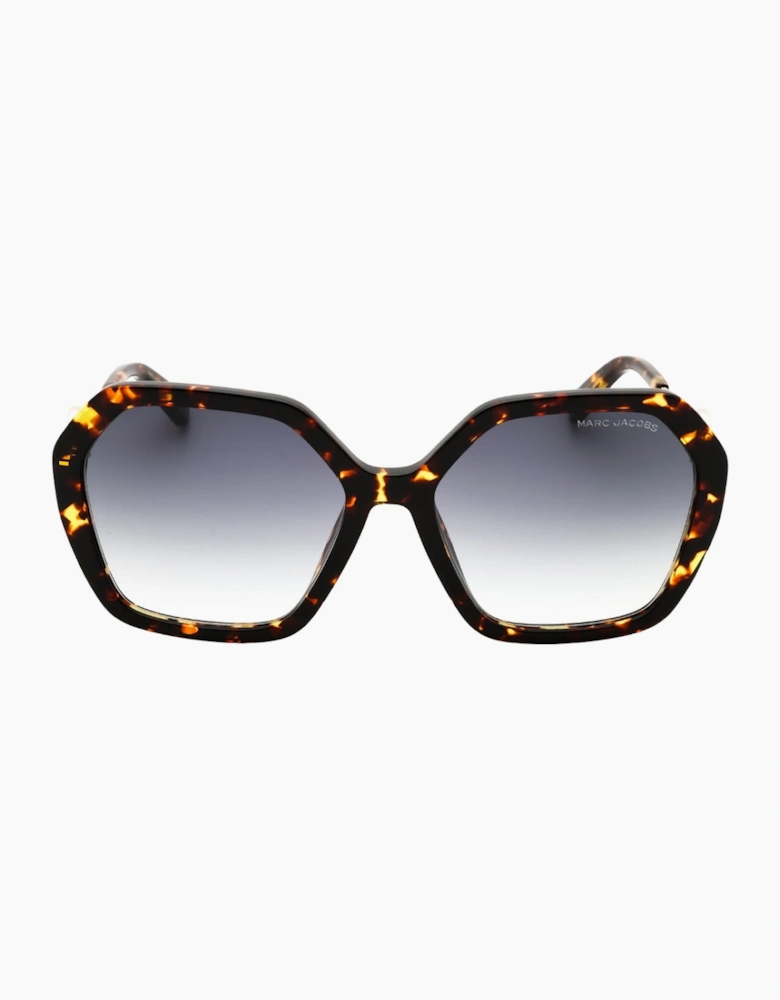 Marc Jacobs Havana Framed Brown Sunglasses