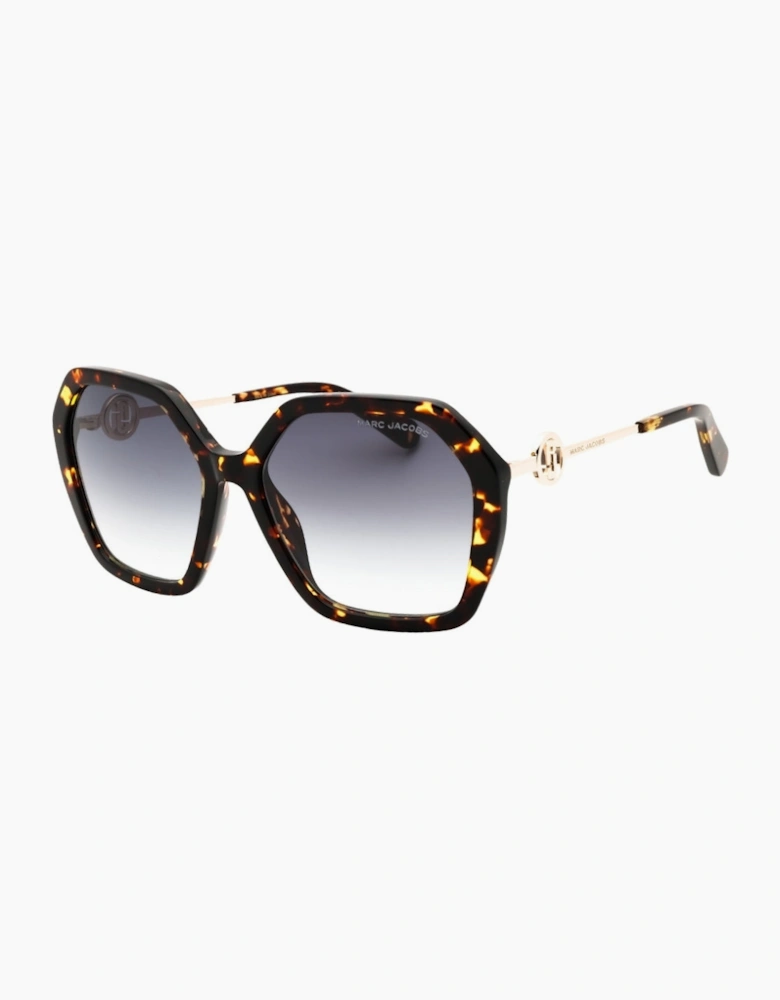 Marc Jacobs Havana Framed Brown Sunglasses