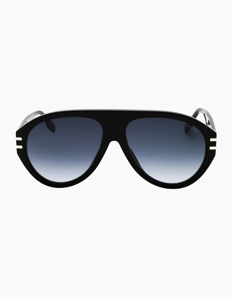 Marc Jacobs Black Pilot Framed Sunglasses