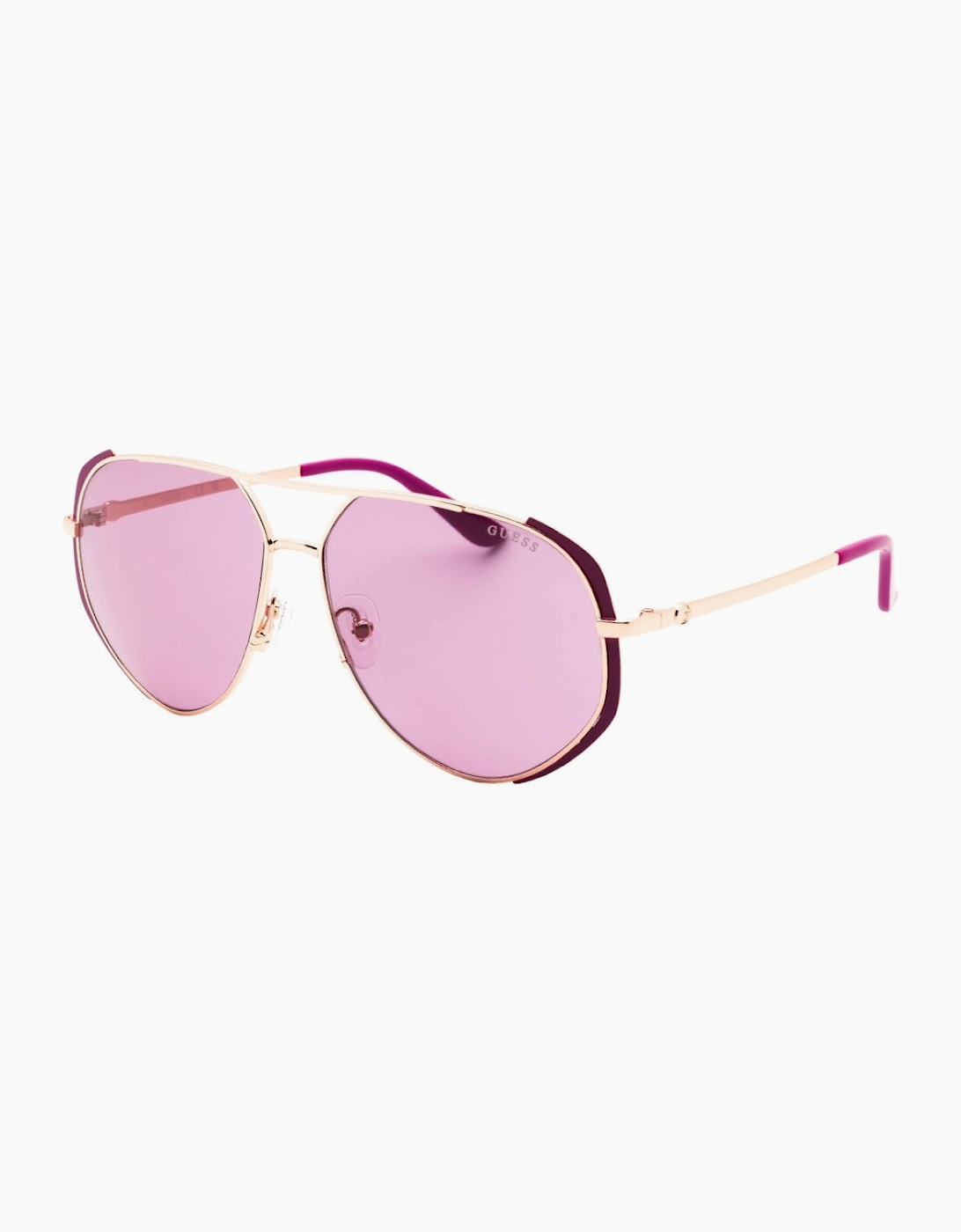 Guess Shiny Rose Gold Sunglasses