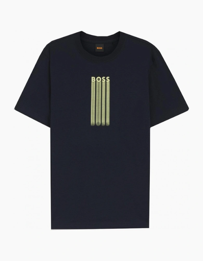 Hugo Boss Men's dark Blue Te_Bass T-shirt