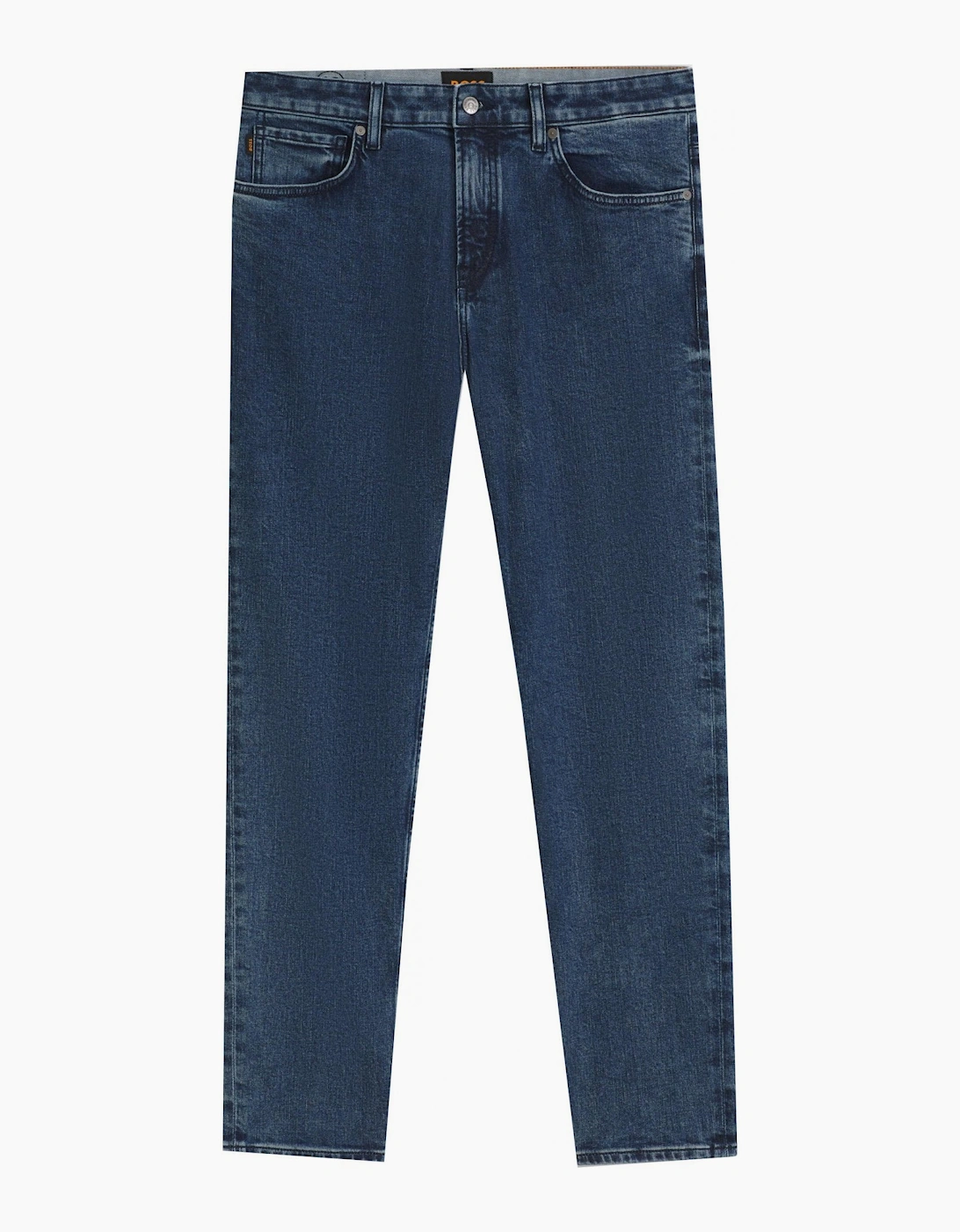 Hugo Boss Men's Blue Regular Fit Maine Denim Jeans, 3 of 2