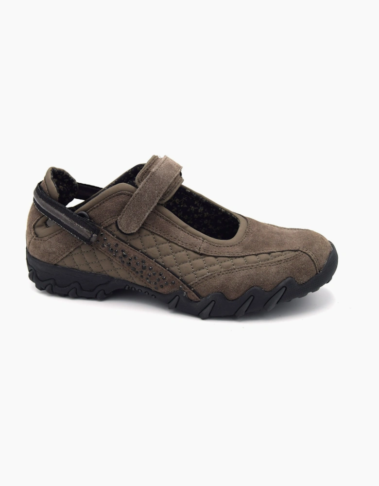 Allrounder Niro Diamonds Women's Black Walking Shoe
