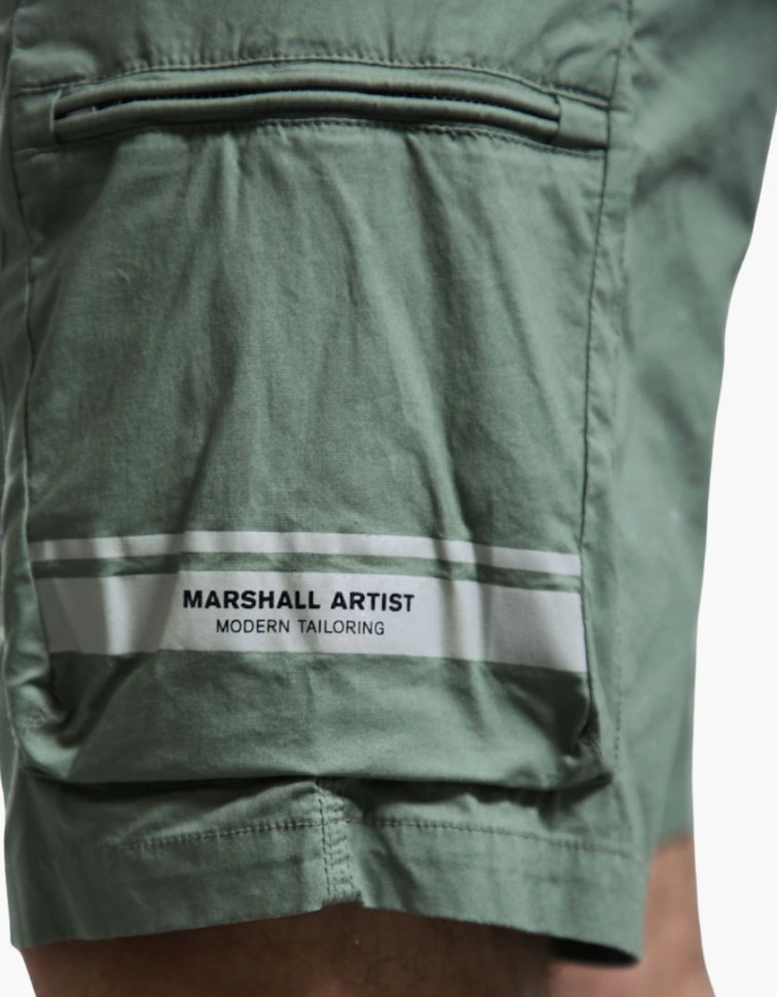 Marshall Artist Seafield Sage Cargo Shorts