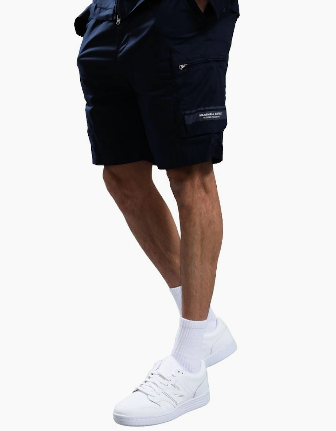 Marshall Artist Seafield Navy Cargo Shorts, 4 of 3