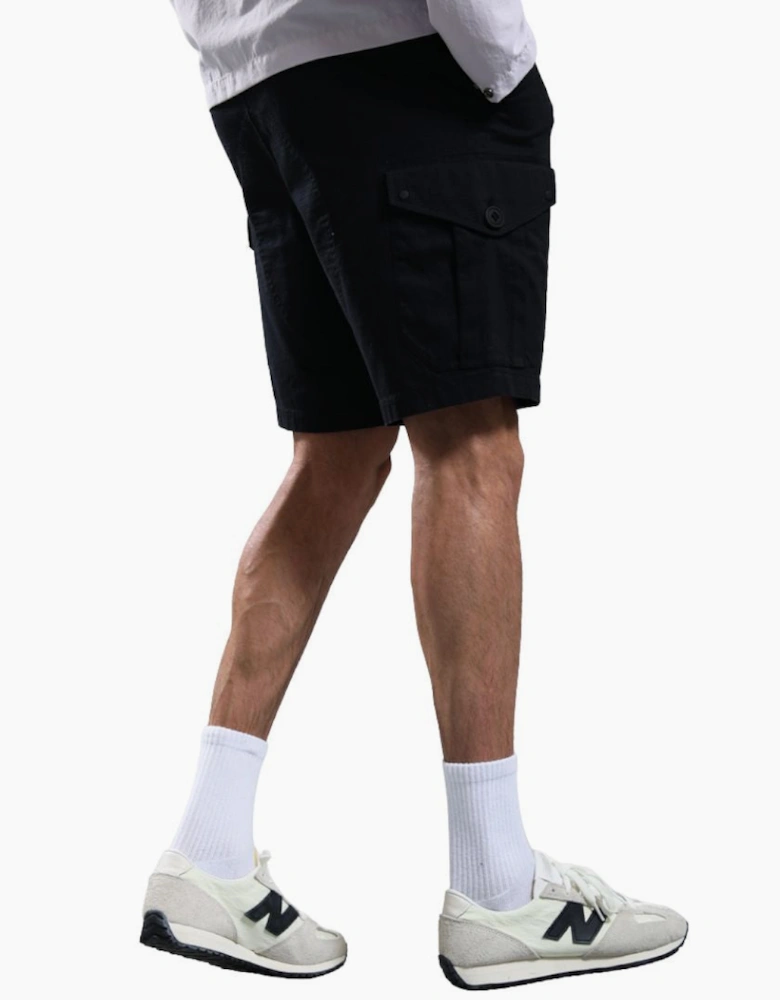 Marshall Artist Ainsdale Black Cargo Shorts