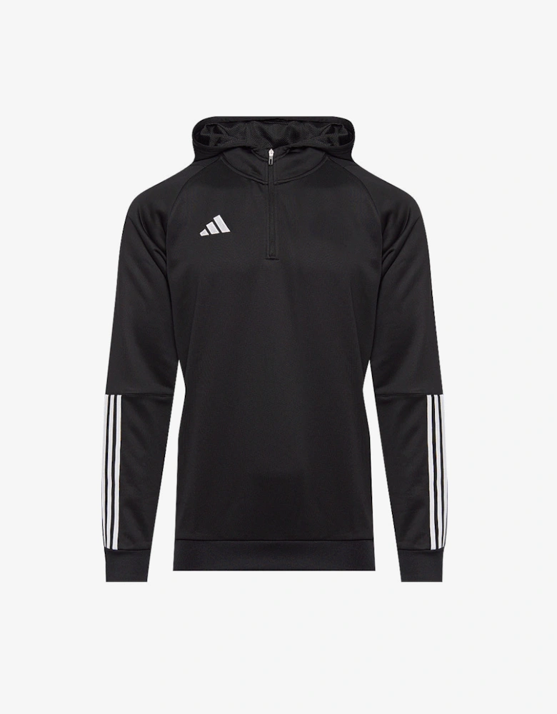 Adidas Tiro 23 Competition 1/4 Zip Hooded Top Black