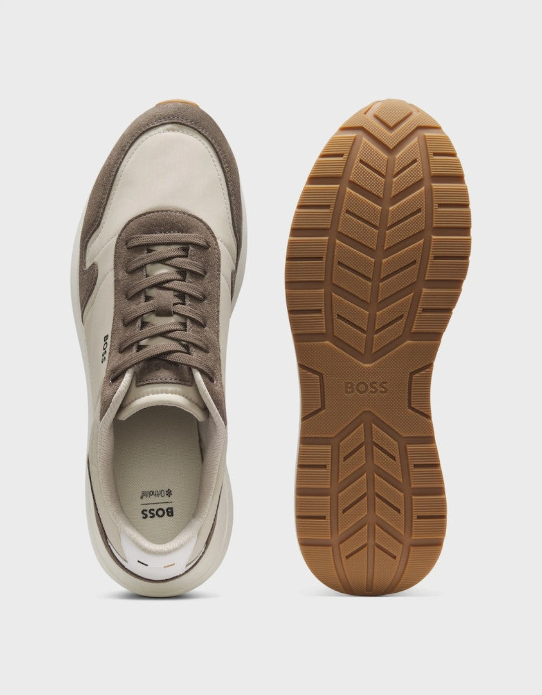 BOSS Black Vinston Runn nysd Trainers 285 Open Beige