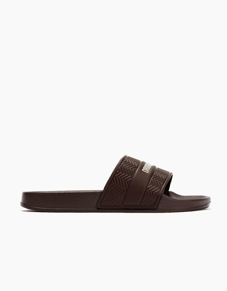 Penguin Paradise Men's Chocolate Slides