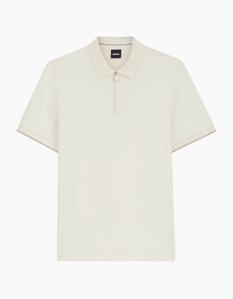 BOSS Black C Pei 90 Polo Shirt 118 Open White