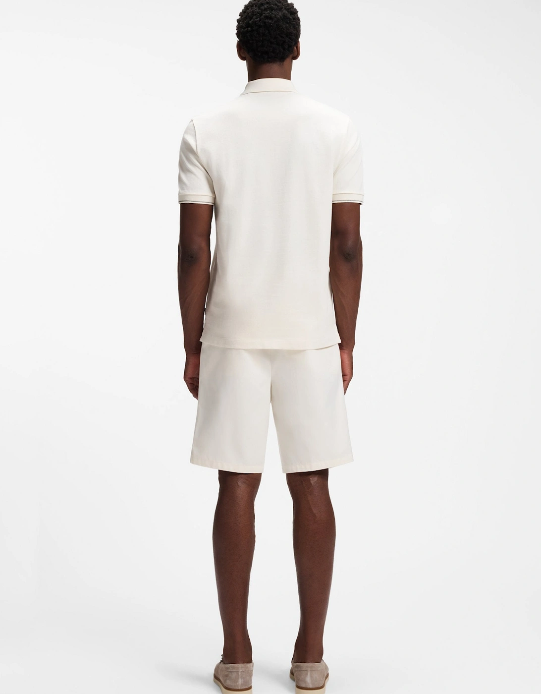 BOSS Black C Pei 90 Polo Shirt 118 Open White