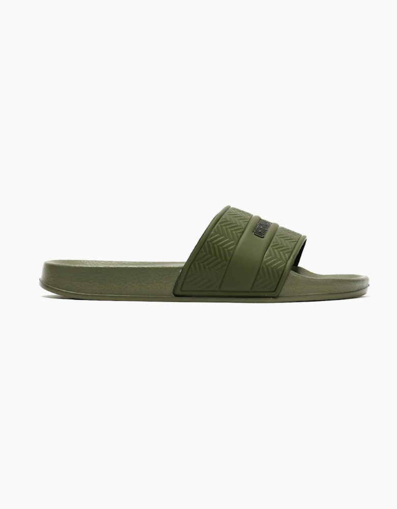 Penguin Paradise Men's Khaki Slides