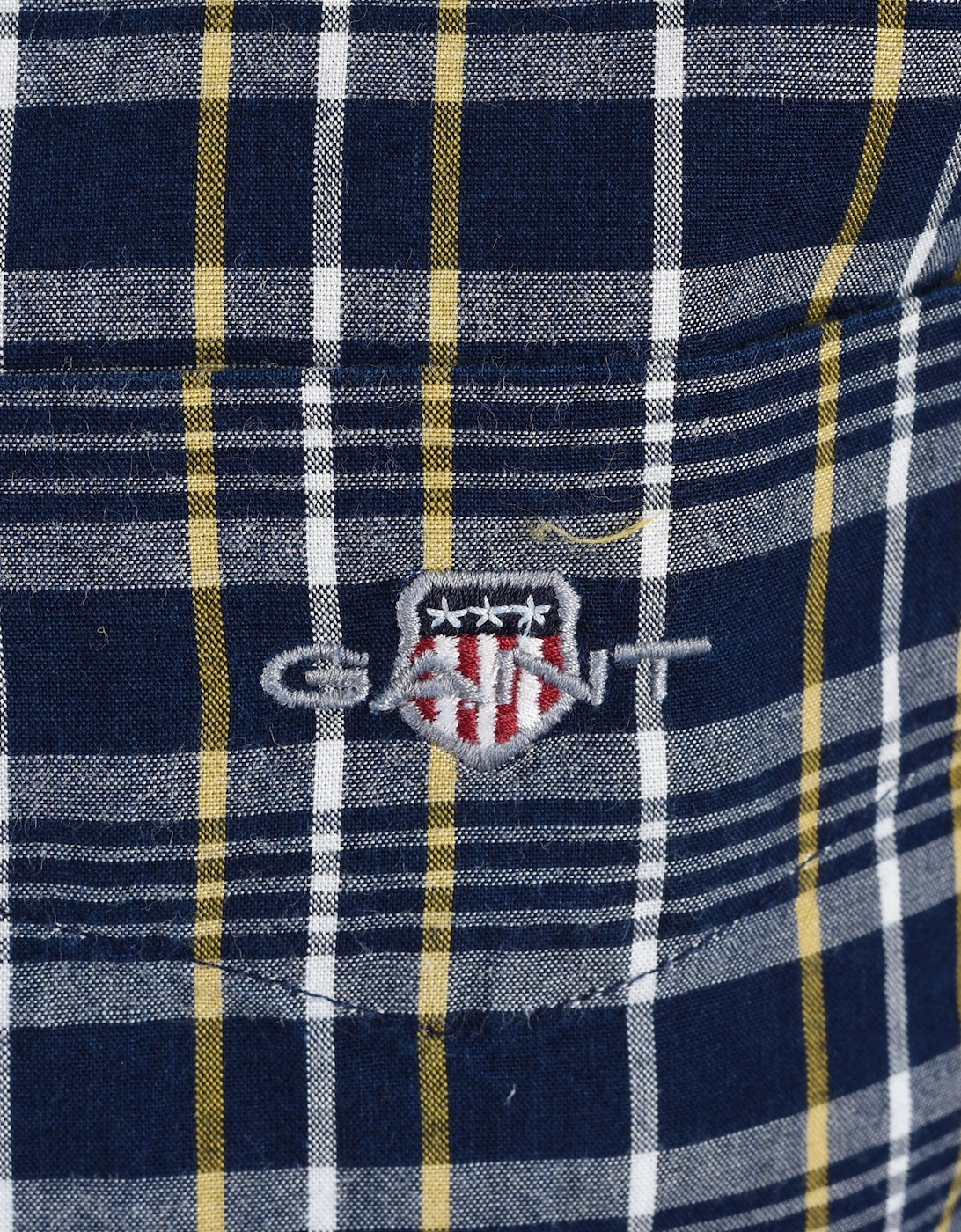 GANT REG ARCHIVE POPLIN INDIGO CHECK SHIRT INDIGO