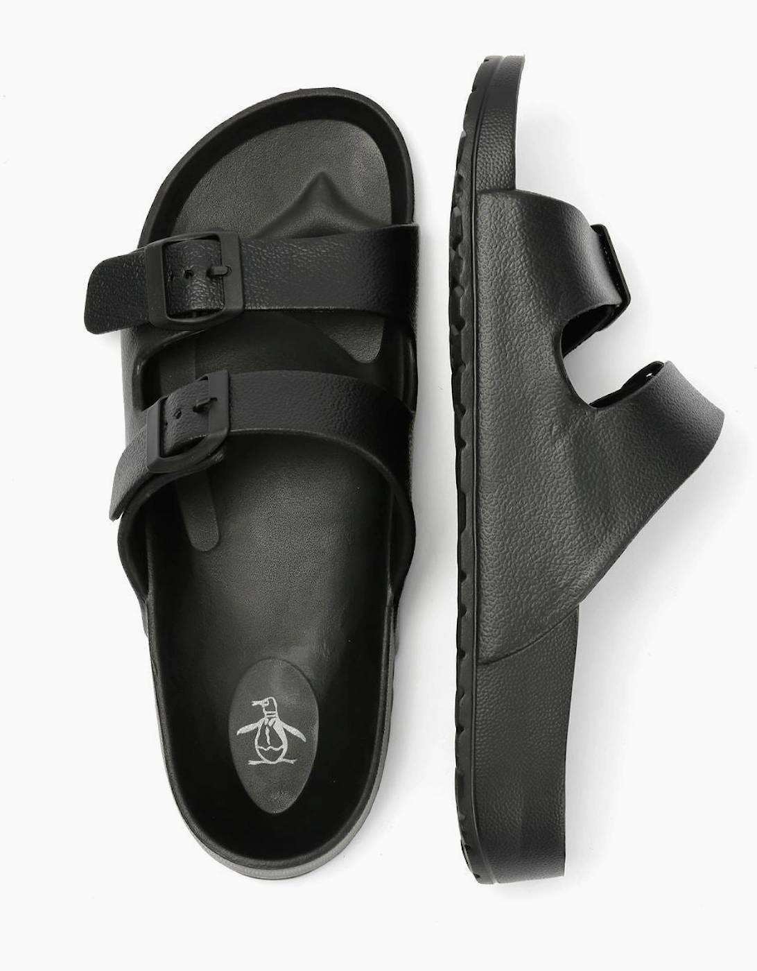 Penguin Eden Men's Black Sandals