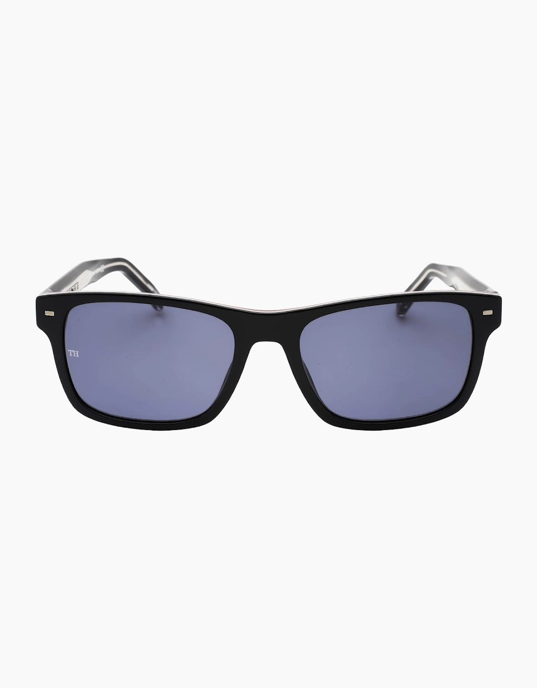Tommy Hiliger Blue Lens Black Sunglasses