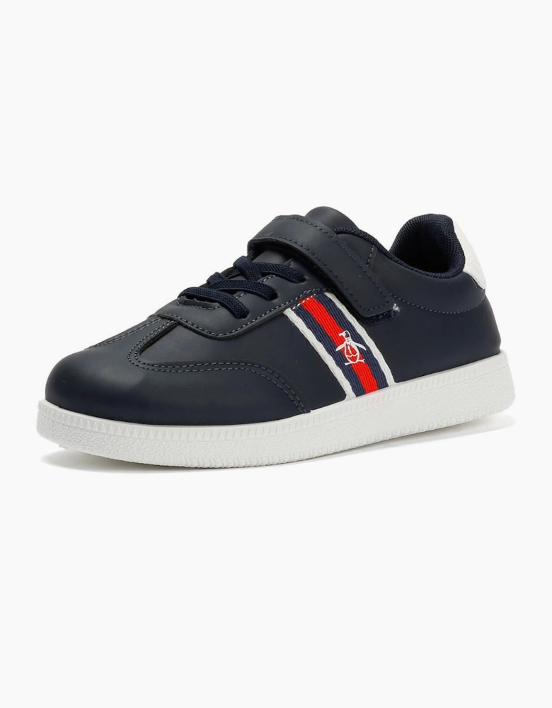 Penguin Junior Soop Navy/White Trainers