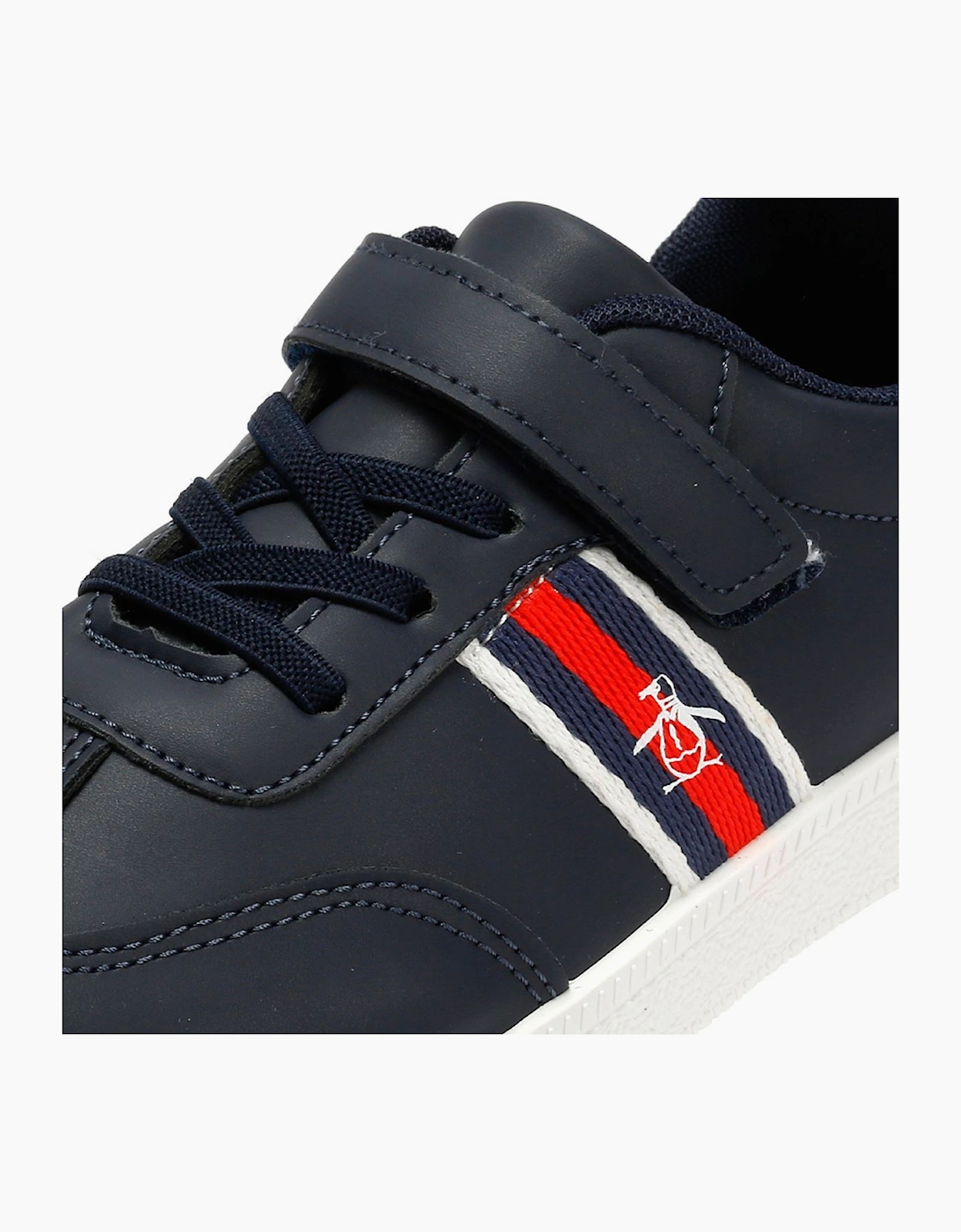 Penguin Junior Soop Navy/White Trainers