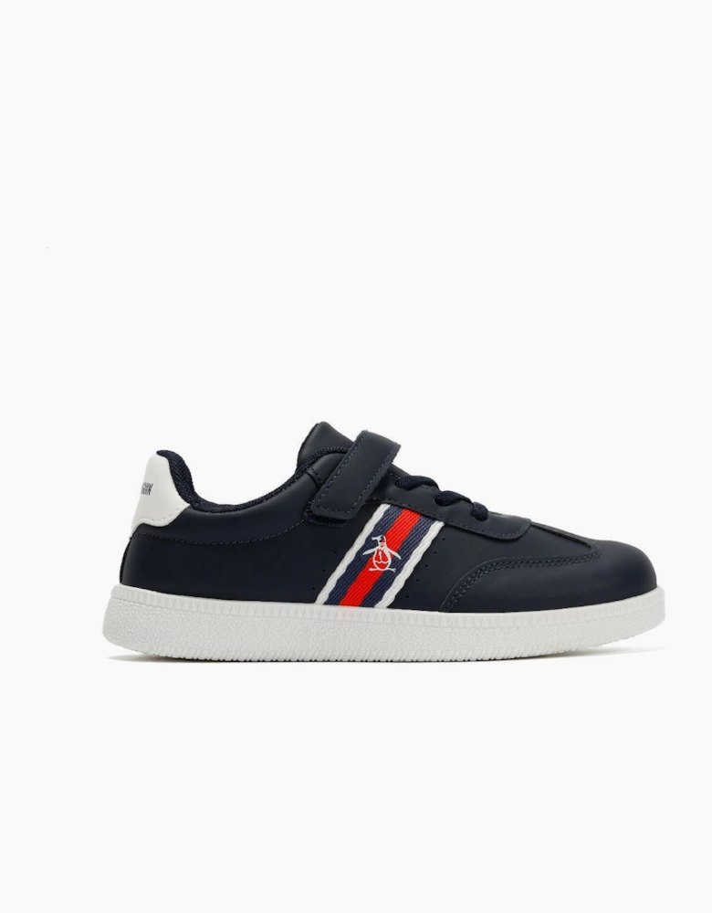 Penguin Junior Soop Navy/White Trainers