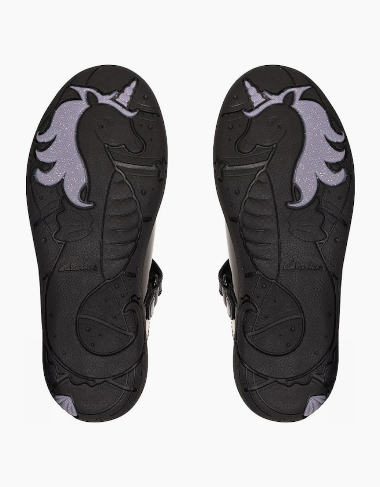 Relda Magic K Girls School Shoes