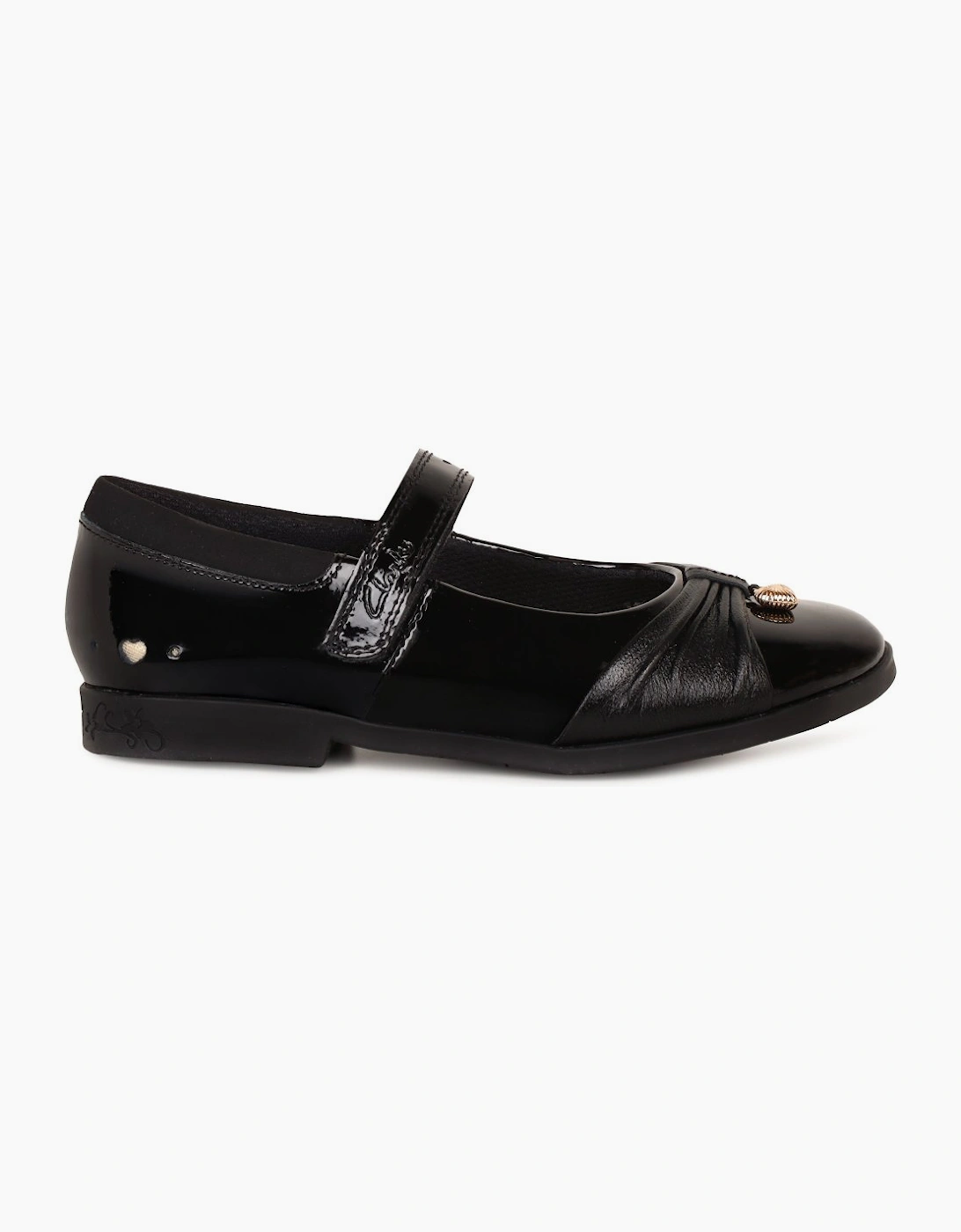 Lock Gem K Girls School Shoes