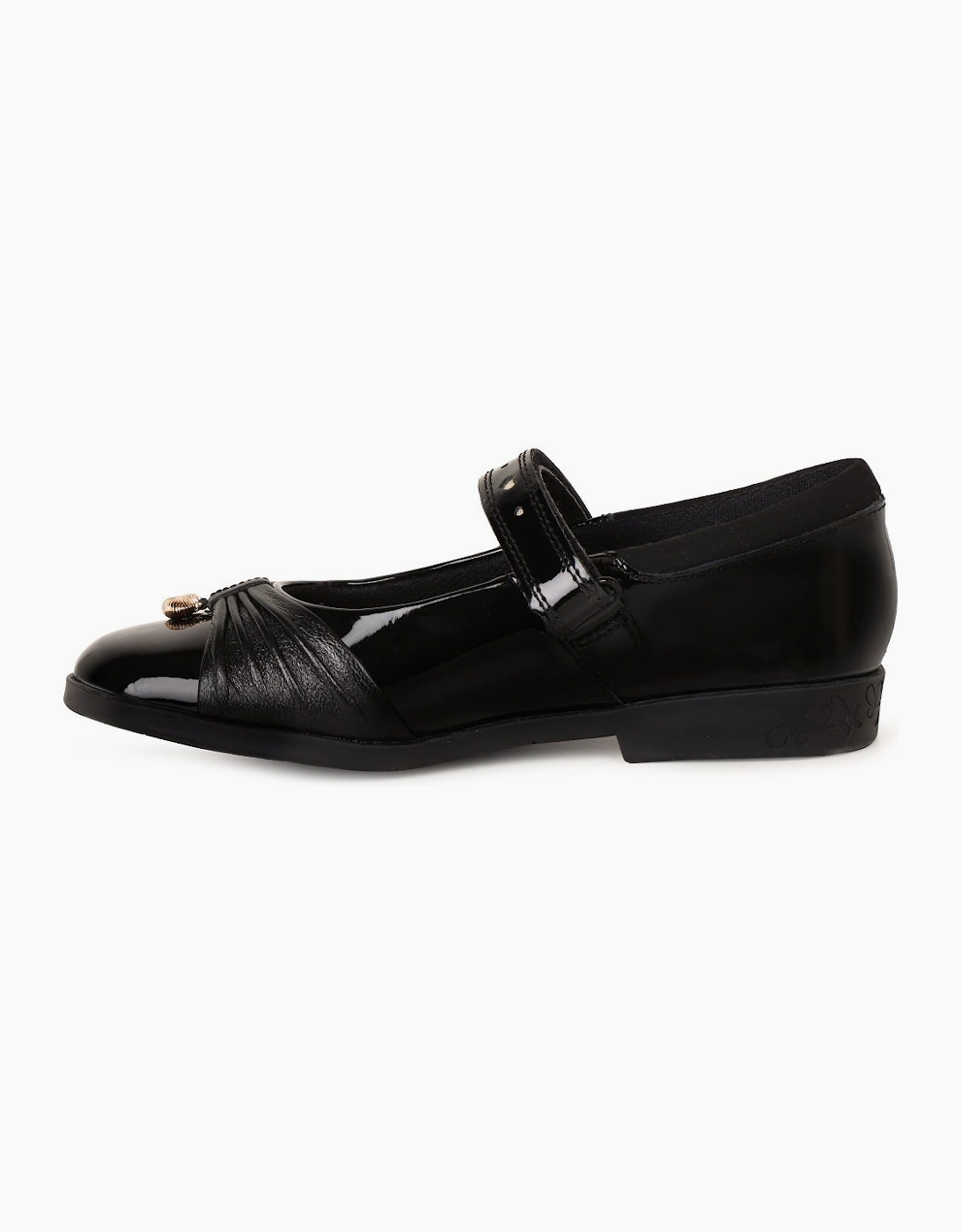 Lock Gem K Girls School Shoes