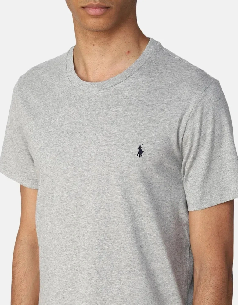 RALPH LAUREN MENS COTTON JERSEY T-SHIRT ANDOVER HEATHER
