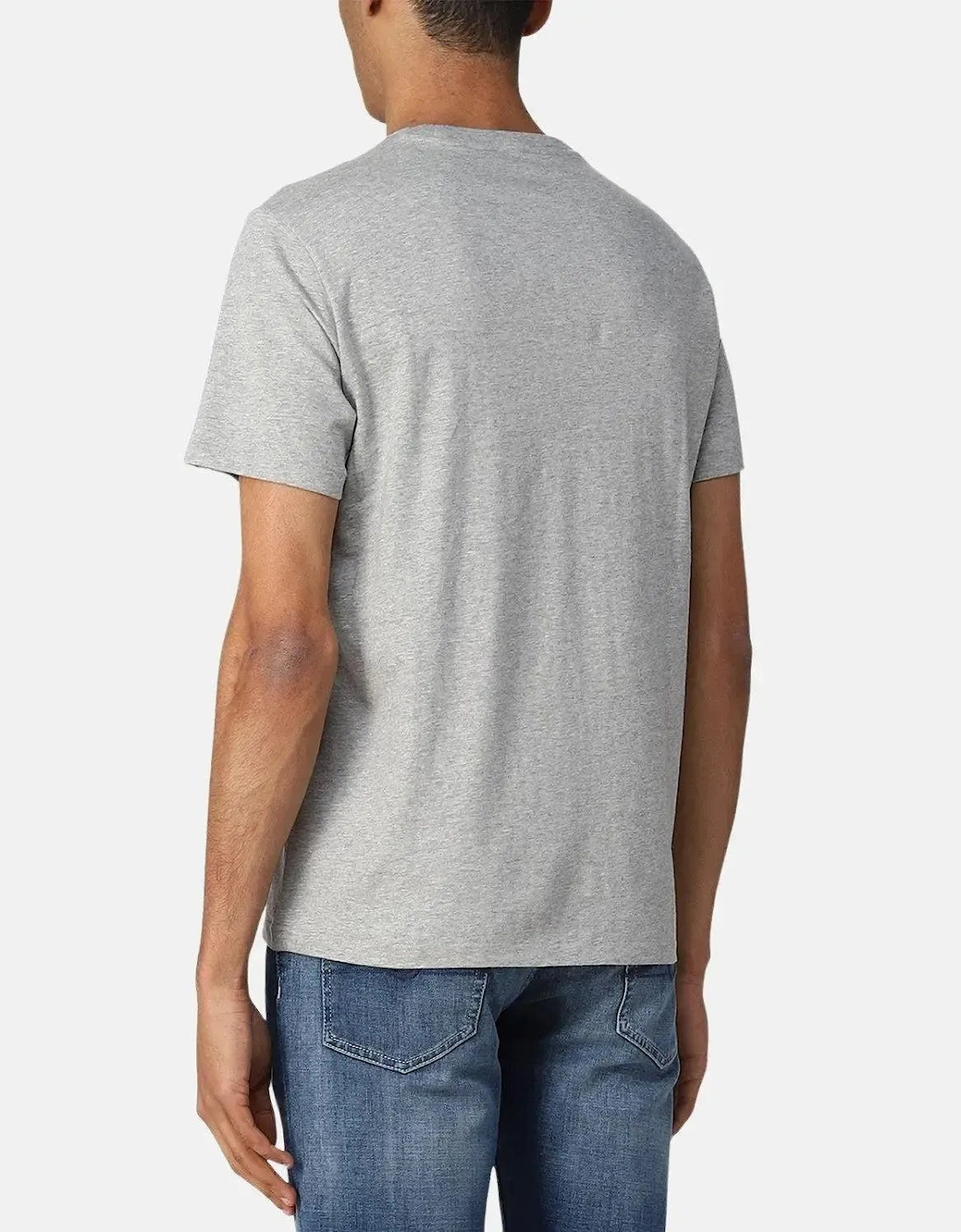 RALPH LAUREN MENS COTTON JERSEY T-SHIRT ANDOVER HEATHER