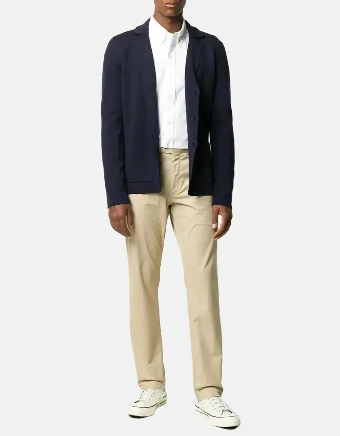 RALPH MENS LAUREN CUSTOM FIT OXFORD SHIRT WHITE