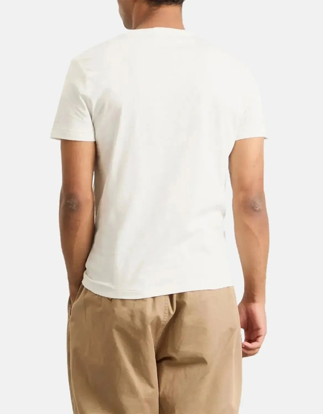 RALPH LAUREN MENS CUSTOM SLIM FIT POLO BEAR T-SHIRT DECKWASH WHITE HRTG