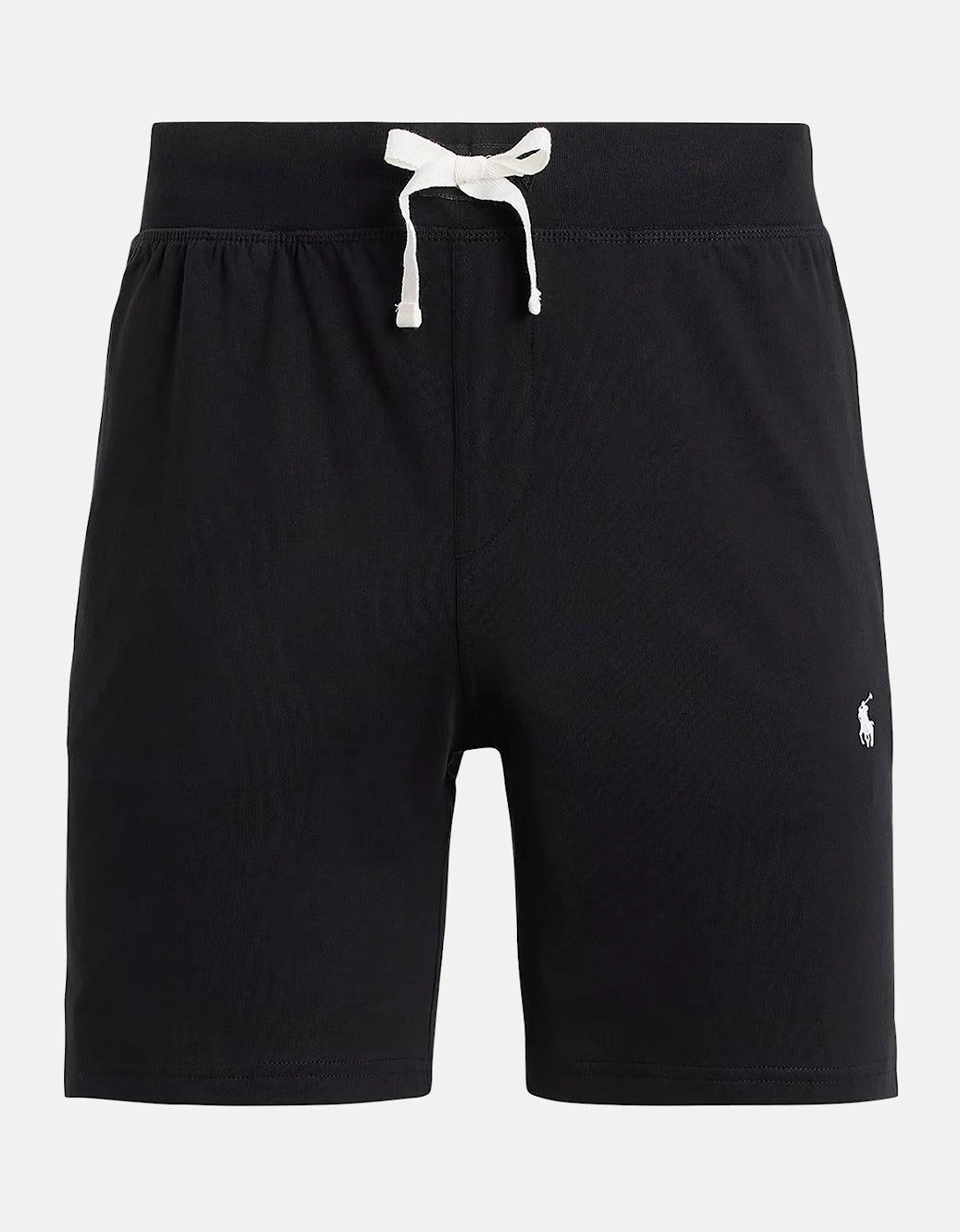 RALPH LAUREN COTTON JERSEY SLEEP SHORTS BLACK