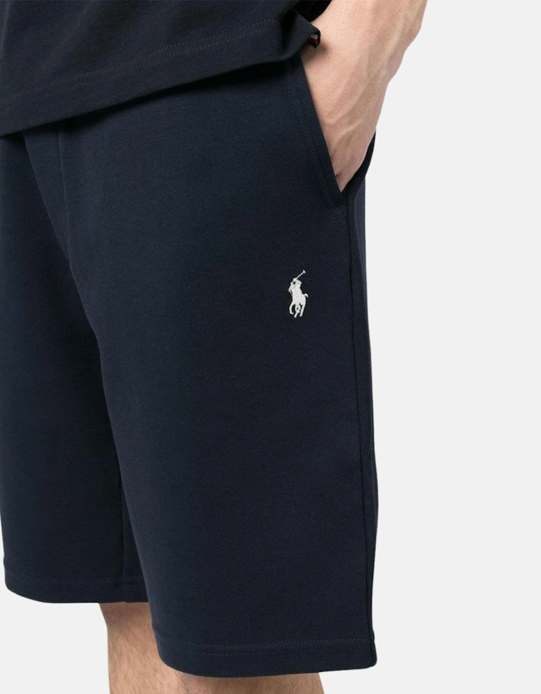 RALPH LAUREN DOUBLE KNIT FLEECE SHORTS NAVY