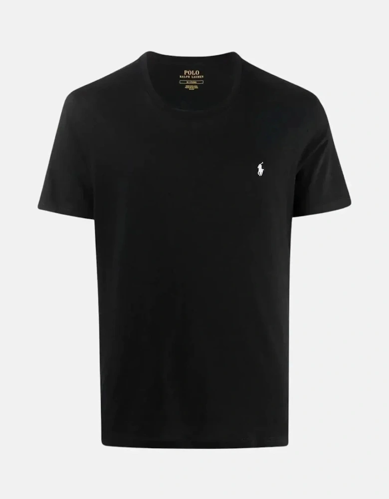 RALPH LAUREN MENS COTTON JERSEY T-SHIRT BLACK