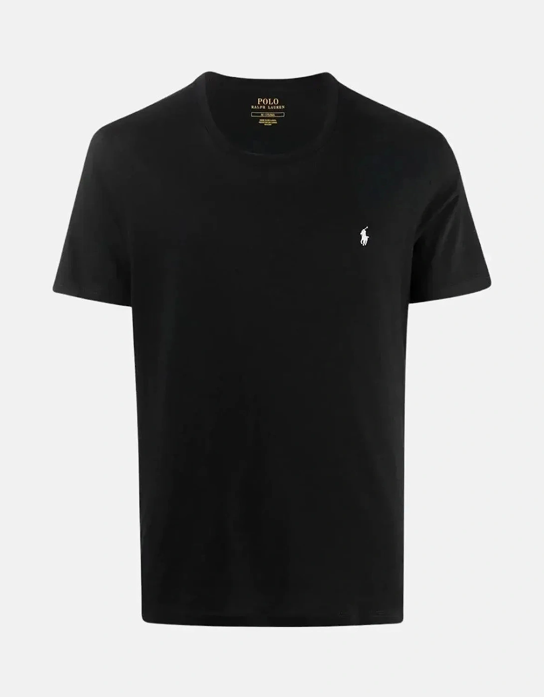 RALPH LAUREN MENS COTTON JERSEY T-SHIRT BLACK