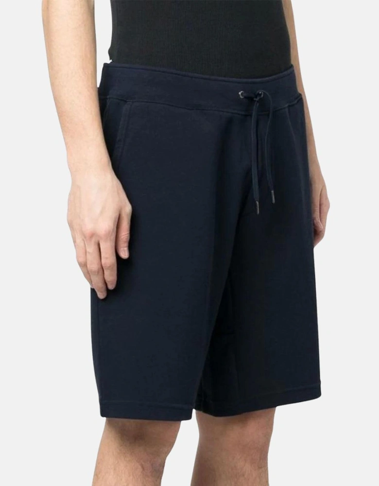 RALPH LAUREN DOUBLE KNIT FLEECE SHORTS NAVY