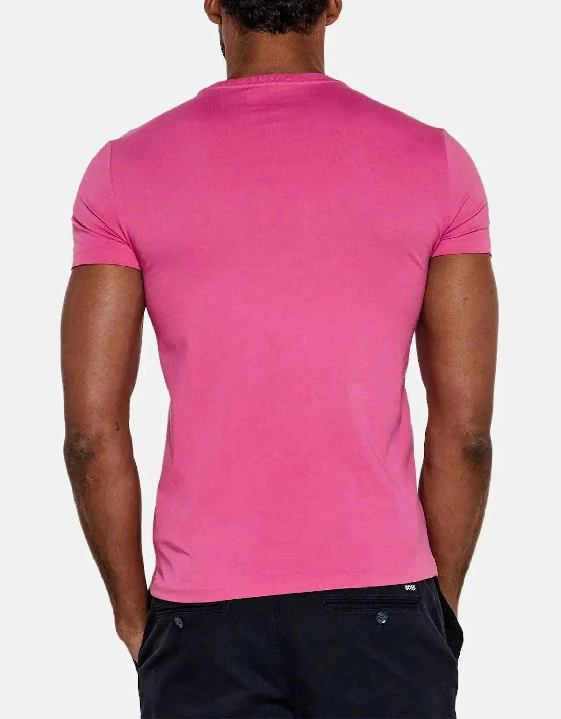 RALPH LAUREN CUSTOM SLIM FIT JERSEY T-SHIRT PEONY
