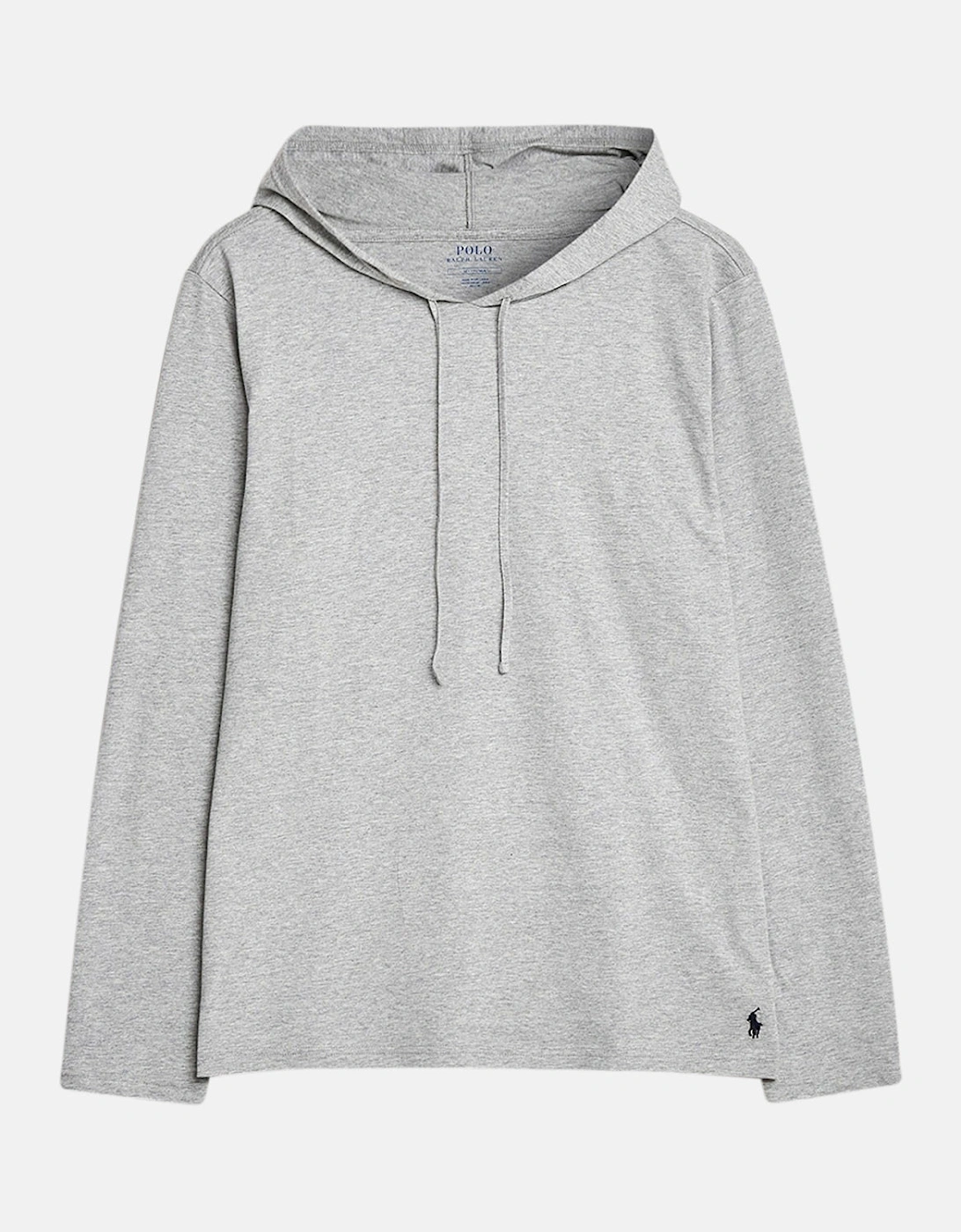 RALPH LAUREN COTTON JERSEY SLEEP HOODIE ANDOVER HEATHER, 6 of 5