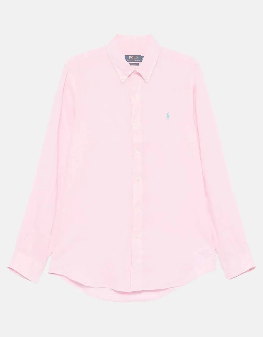 RALPH LAUREN MENS CUSTOM FIT LINEN SHIRT CARMEL PINK, 6 of 5