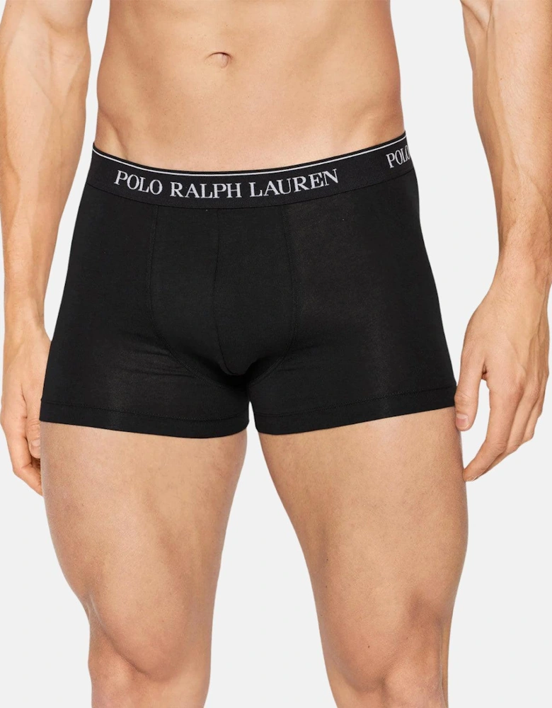 RALPH LAUREN 3 PACK CLASSIC TRUNKS BLACK WHITE GREY