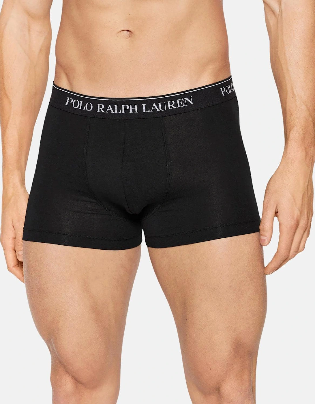 RALPH LAUREN 3 PACK CLASSIC TRUNKS BLACK WHITE GREY