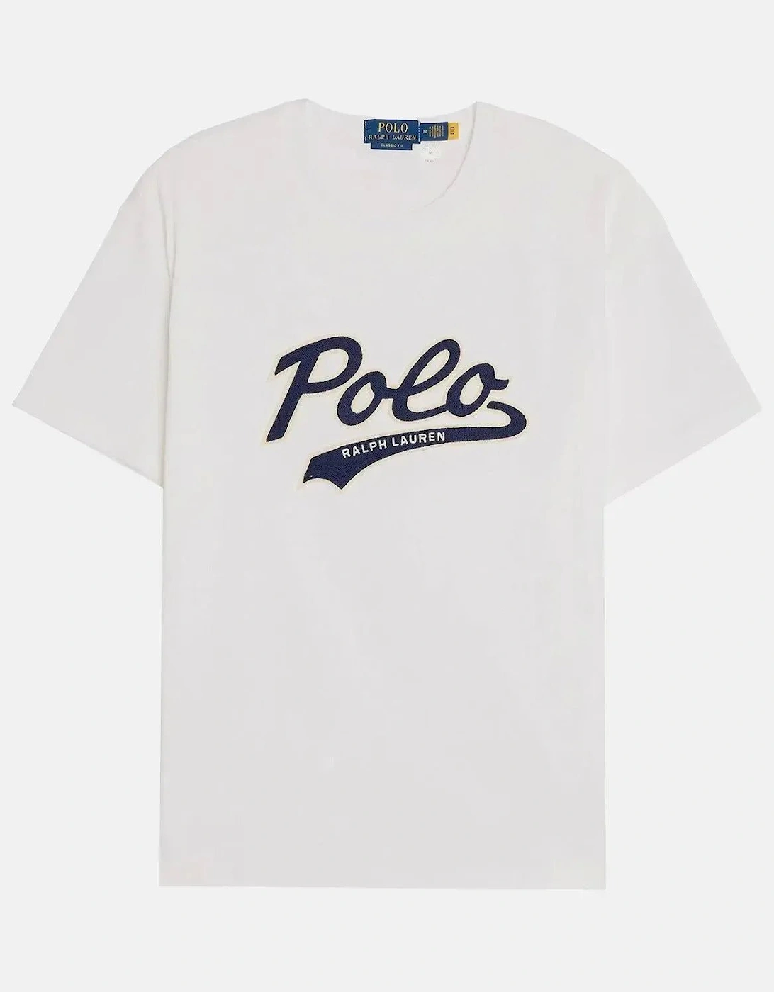 RALPH LAUREN MENS CLASSIC FIT POLO SWOOSH T-SHIRT WHITE, 6 of 5