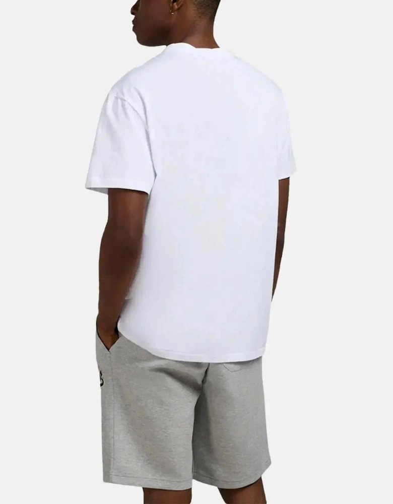 RALPH LAUREN MENS CLASSIC FIT POLO SWOOSH T-SHIRT WHITE