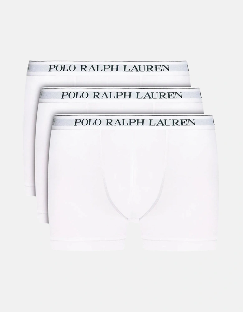 RALPH LAUREN 3 PACK CLASSIC TRUNKS WHITE