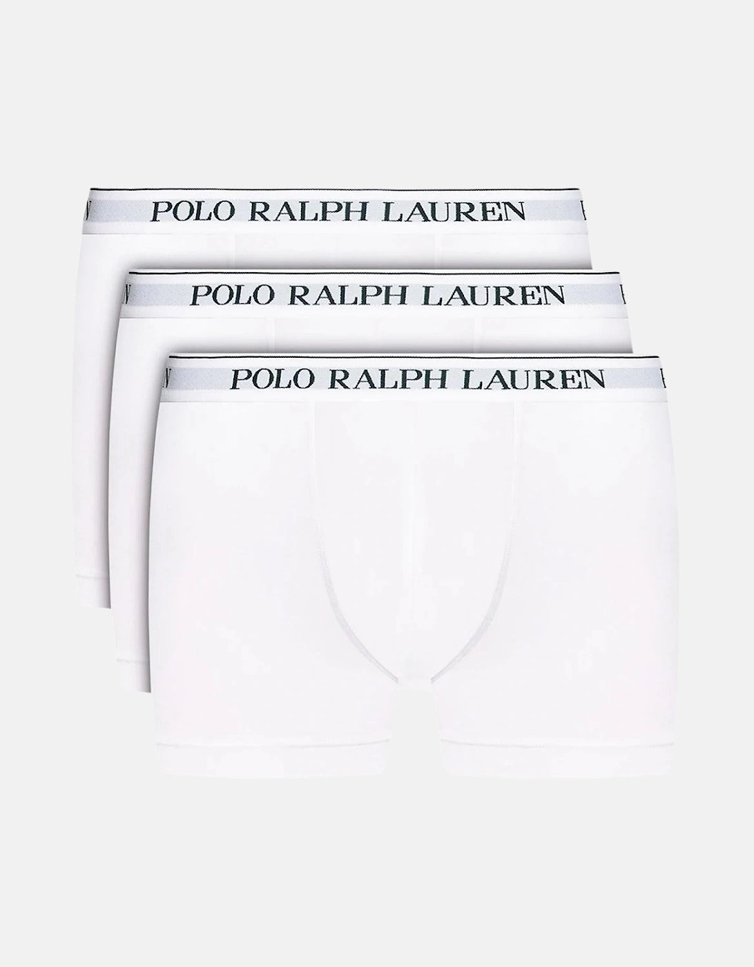 RALPH LAUREN 3 PACK CLASSIC TRUNKS WHITE