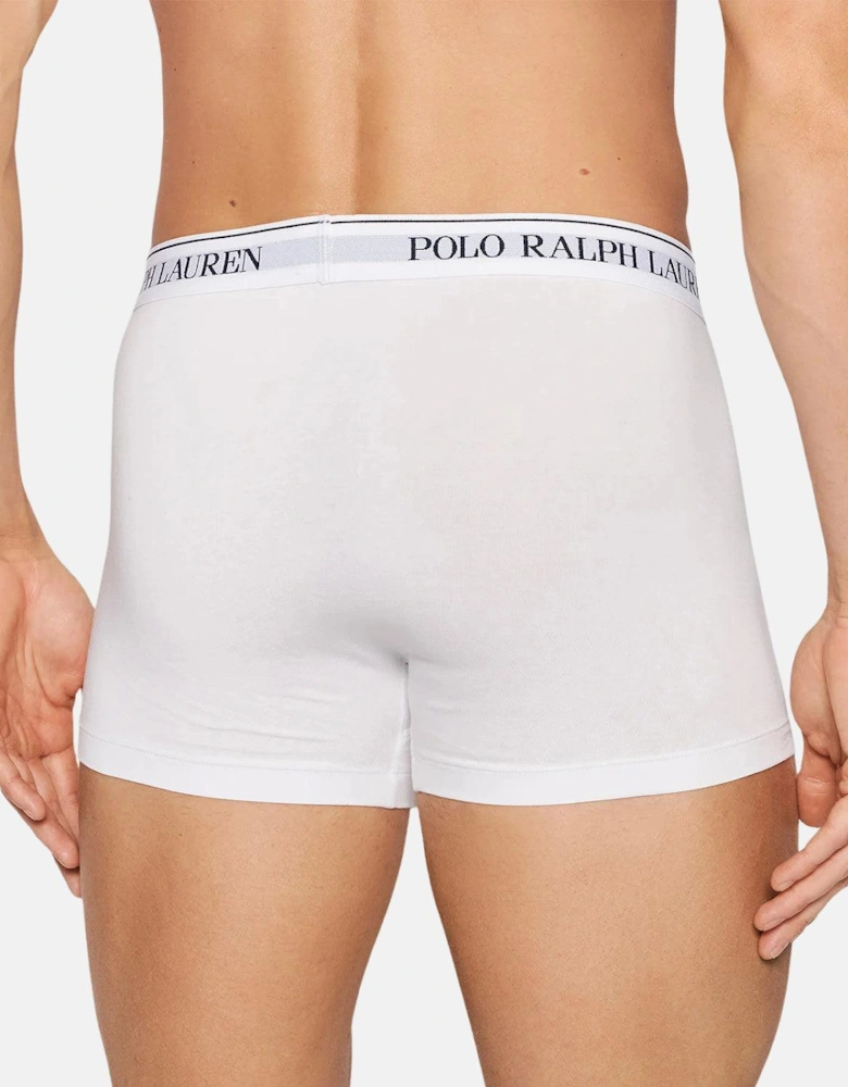 RALPH LAUREN 3 PACK CLASSIC TRUNKS WHITE