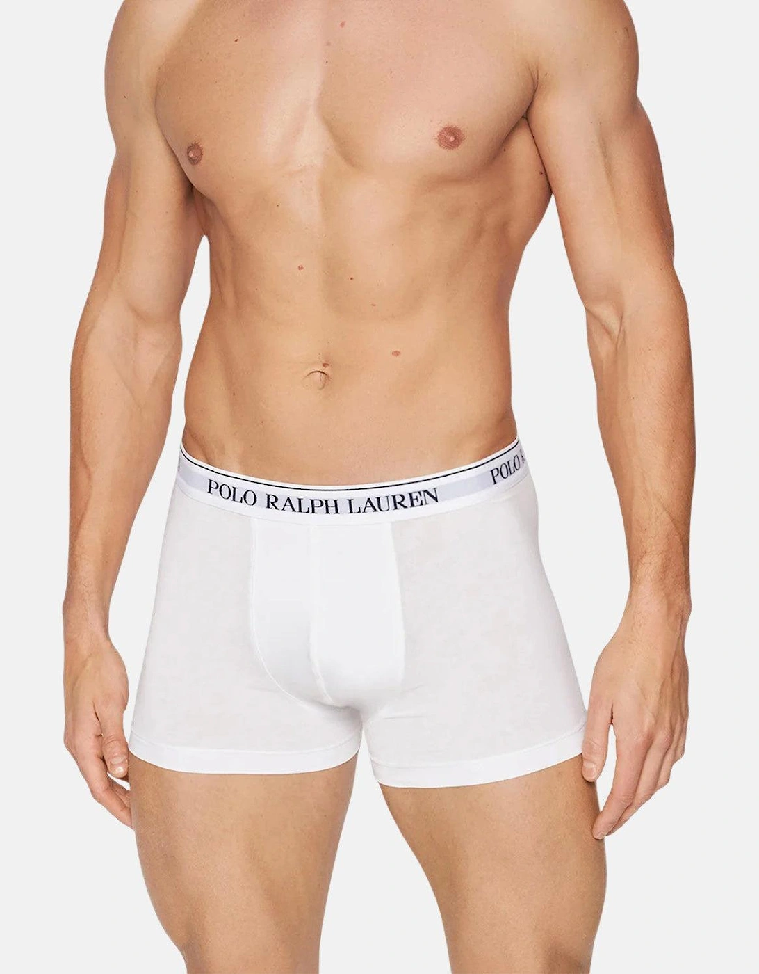 RALPH LAUREN 3 PACK CLASSIC TRUNKS WHITE