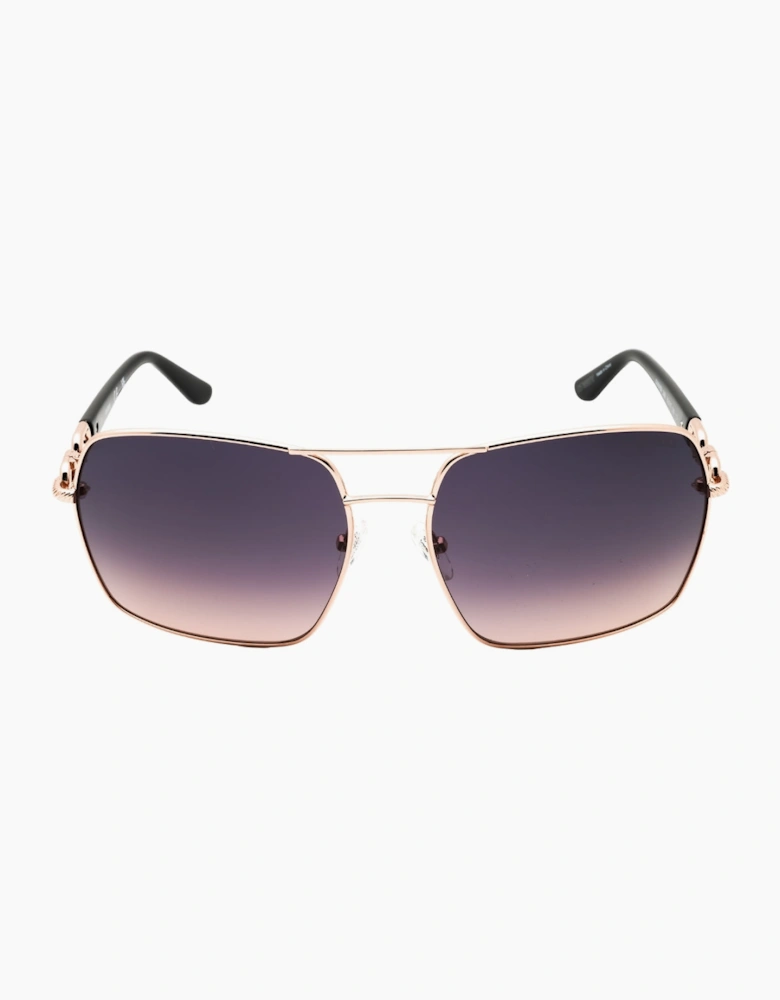 Guess Shiny Rose Gold Sunglasses