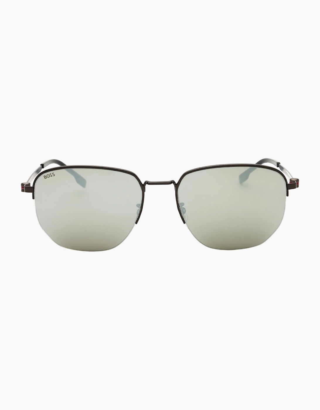 Men's Hugo Boss Matte Dark Ruthenium Sunglasses - Size, One Size