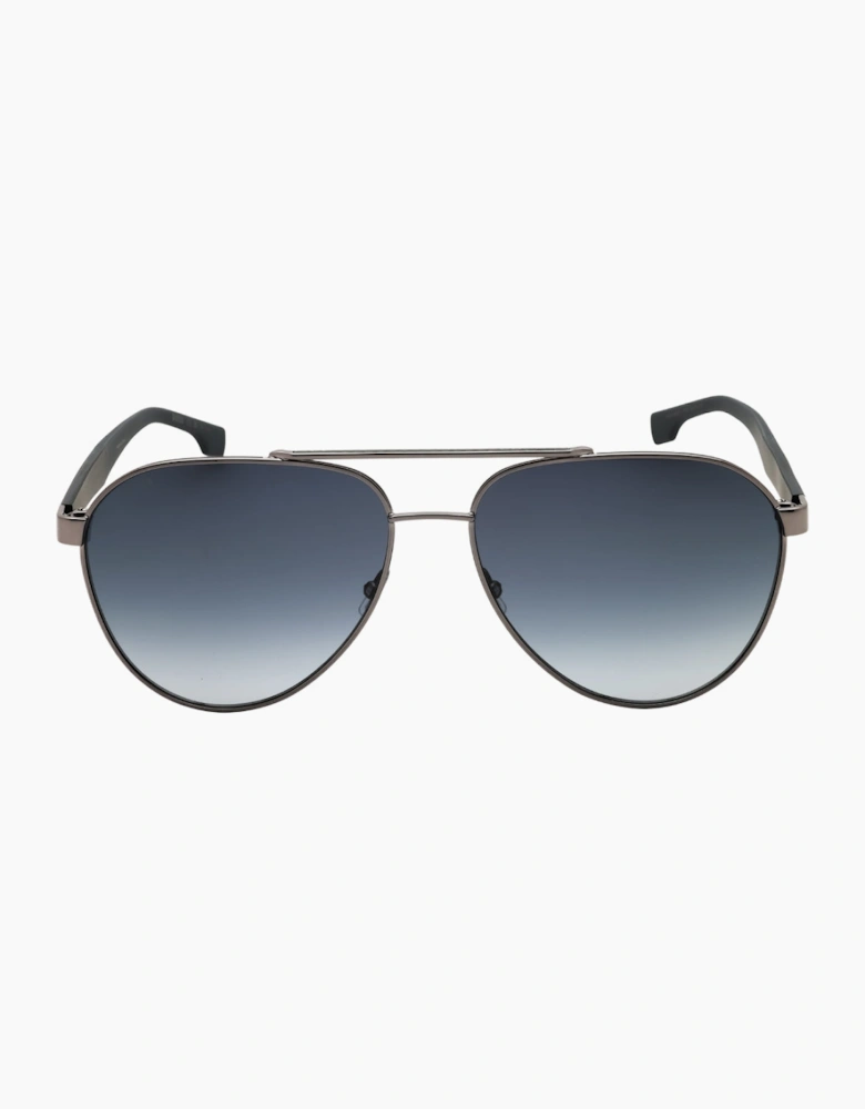 Hugo Boss Dark Grey Ruthenium Sunglasses